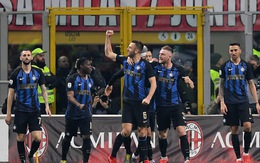 Inter đá bại AC Milan trong trận derby kịch tính có 5 bàn thắng