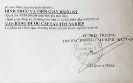 Giả chữ ký, con dấu ĐH Kinh tế TP.HCM để lừa tuyển sinh