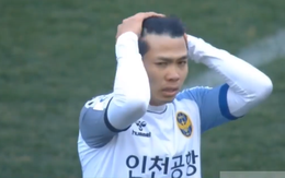 Công Phượng gây ấn tượng trong 25 phút trận Incheon thua Suwon