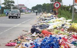 Vụ đổ trộm hàng đống rác ven đường: một người bị phạt 1 triệu đồng