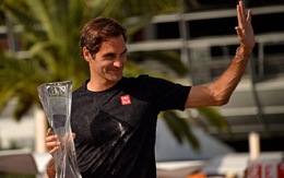 Thắng dễ Isner, Federer lần thứ 4 vô địch Miami Open