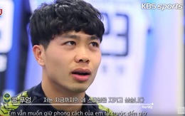 Công Phượng trên đài KBS: 'Tài xế taxi nhận ra em là học trò HLV Park'