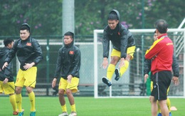 U-18 Việt Nam tập với sơ đồ 3 trung vệ như đội tuyển quốc gia