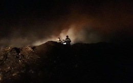 Bãi rác ‘khủng’ ở Tiền Giang cháy 3 ngày chưa dập tắt hoàn toàn