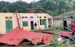 Lốc xoáy, mưa đá tốc mái 70 ngôi nhà ở Lào Cai