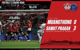 Văn Lâm cản phá xuất sắc 6 lần không đủ giúp Muangthong khỏi thảm bại 0-3