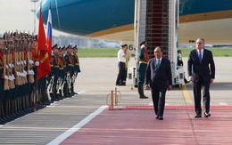 Liên bang Nga tổ chức lễ đón chính thức Thủ tướng Nguyễn Xuân Phúc