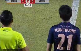 Vào sân phút 75, Xuân Trường góp sức giúp Buriram United giành 1 điểm