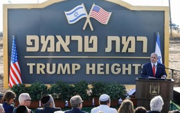 Israel công bố khu tái định cư mang tên ông Trump ở cao nguyên Golan