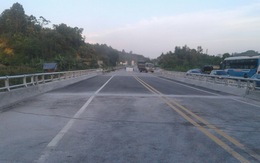 Sửa xong thông xe cầu Ngòi Thủ trên cao tốc Nội Bài - Lào Cai