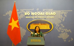 Bộ Ngoại giao: 'Việt Nam kiên quyết bảo vệ chủ quyền ở Biển Đông'