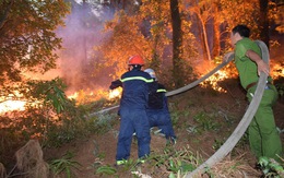 Trắng đêm dập lửa, cơ bản đã khống chế các điểm cháy rừng ở Hà Tĩnh
