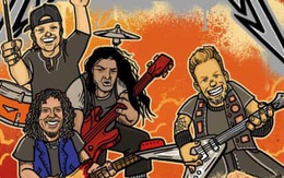 Ban nhạc rock huyền thoại Metallica tham gia làm sách thiếu nhi