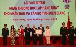 Kiên Giang đón nhận Huân chương Độc lập hạng nhất
