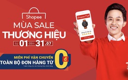 Shopee miễn phí vận chuyển toàn bộ đơn hàng trong ‘Mùa sale thương hiệu’