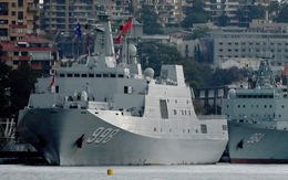 Tàu Trung Quốc lén lút theo dõi tập trận Mỹ - Úc?