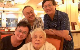 Nghệ sĩ Thái Thị Liên đón tuổi 101 bên NSND Đặng Thái Sơn và con cháu