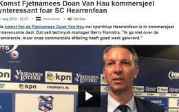 Giám đốc kỹ thuật FC Heerenveen: 'Đoàn Văn Hậu là một cầu thủ rất giỏi'