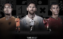 Messi, Ronaldo và Van Dijk lọt top 3 đề cử FIFA The Best