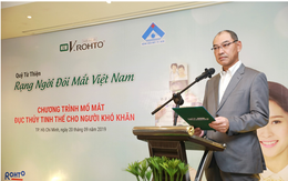 Lễ ra mắt Quỹ từ thiện ‘V.Rohto – Rạng ngời đôi mắt Việt Nam’