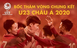 U23 Việt Nam gặp Triều Tiên, Jordan và UAE ở vòng chung kết Giải U23 châu Á 2020