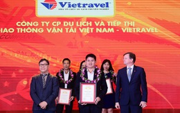 Vietravel liên tiếp dẫn đầu Top 10 công ty uy tín ngành du lịch - lữ hành 2017 - 2019