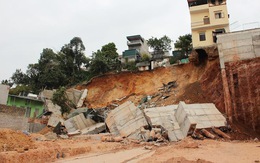 Quảng Ninh di dời khẩn 16 hộ dân do sạt bờ kè nhà dân
