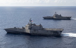 Tàu chiến Mỹ áp sát thực thể lớn nhất Trung Quốc xây trái phép ở Trường Sa