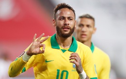 Neymar lập hat-trick, Brazil thắng ngược kịch tính Peru