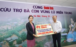 Huawei Việt Nam trao 1 tỉ đồng cùng Tuổi Trẻ cứu trợ người dân vùng lũ miền Trung