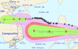 Tâm bão cách đất liền Hà Tĩnh đến Quảng Trị 330km, sóng biển cao 2-4m