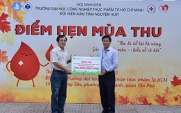 ĐH Công nghiệp thực phẩm TP.HCM ủng hộ 200 triệu đồng cho đồng bào miền Trung