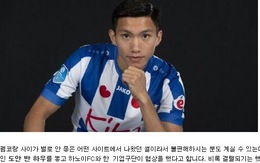 Báo chí Hàn Quốc 'tiến cử' Văn Hậu cho 'đại gia' 8 lần vô địch K-League