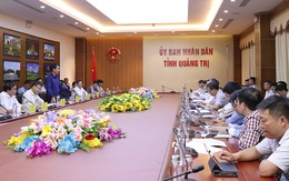Đoàn công tác của EVN làm việc với UBND tỉnh Quảng Trị