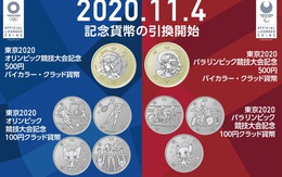 Nhật Bản phát hành thêm 9 đồng xu kỷ niệm Olympic Tokyo 2020