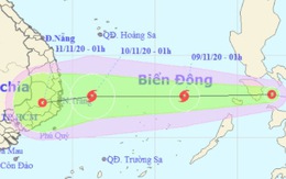 Ngày mai 9-11, tâm bão có thể cách Song Tử Tây 300km, gió giật cấp 10