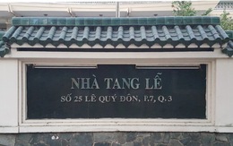 Nhà tang lễ thành phố 25 Lê Quý Đôn sẽ dừng hoạt động từ 29-12-2020