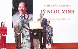 TGĐ Công ty gốm sứ Minh Long nhận danh hiệu Nghệ nhân nhân dân