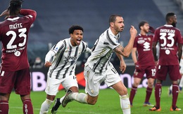 Bonucci ghi bàn phút 89, Juventus ngược dòng kịch tính tại derby Turin