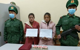 Bắt hai thiếu nữ người Lào vận chuyển ma túy vào Việt Nam