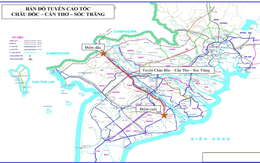 Lập dự án xây dựng 2 tuyến cao tốc ở miền Tây hơn 67.400 tỉ đồng