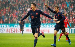 Lewandowski ghi bàn thứ 22, Bayern Munich trở lại ngôi đầu bảng