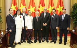 Tổng bí thư, Chủ tịch nước Nguyễn Phú Trọng tiếp các đại sứ trình quốc thư
