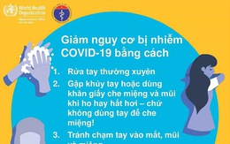 Giảm nguy cơ lây nhiễm COVID-19 bằng cách nào?