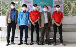 Tặng hệ thống bồn rửa tay cho học sinh vùng khó khăn ở Thanh Hóa