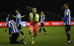 Aguero đưa Man City vào tứ kết Cúp FA, Tottenham bị loại
