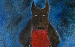 Bùi Hoàng Dương lại triển lãm 78 bức tranh chỉ toàn… chó Mông cộc