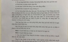 Xử phạt luật sư Lê Văn Thiệp 8 triệu vì xúc phạm nữ phóng viên mắc COVID-19