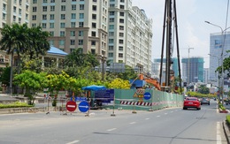 Đề nghị chủ đầu tư sửa nhanh 'rốn ngập' đường Nguyễn Hữu Cảnh