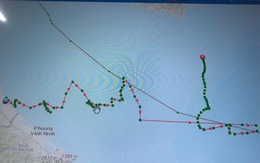 Tìm tàu cá mất tín hiệu 3 ngày sau khi di chuyển theo quỹ đạo khác thường trên biển